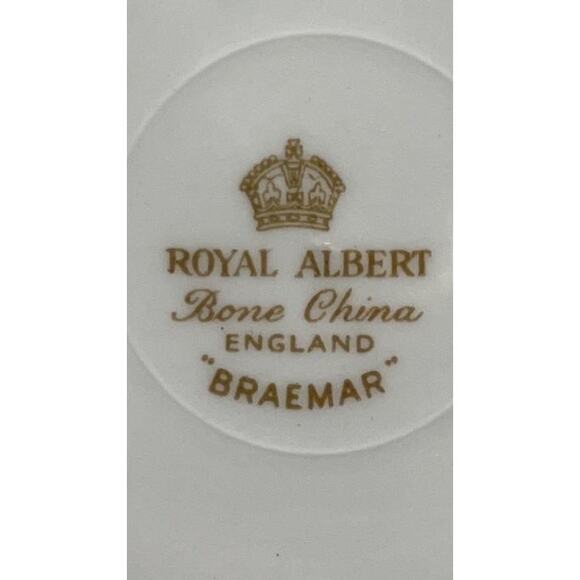 Royal Albert Braemar Bone China Tea Cup & Saucer Set of 6 Pink Gold Pinecone - Picture 13 of 16